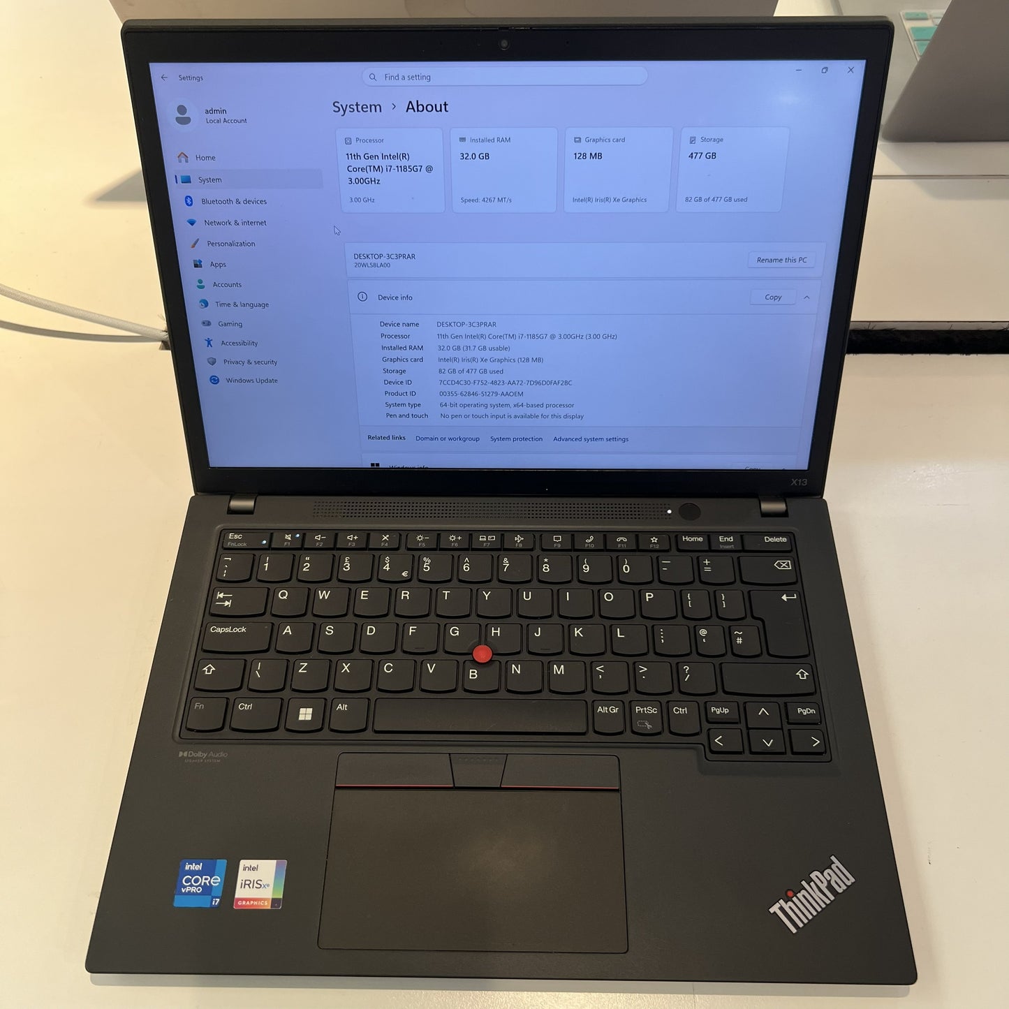 RENEWED Lenovo ThinkPad X13 Gen 2 (Lightly Used)